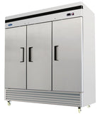 Atosa MBF8508GR Three Door Refrigerator - Food Service Supply