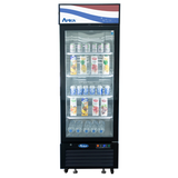 Atosa, 1 Door Refrigerator Merchandiser 19.39 cu. ft. Black - Food Service Supply