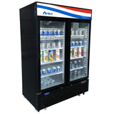 Atosa, 2 Door Refrigerator Merchandiser 43.95 cu. ft. Black