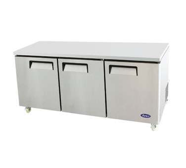 Atosa 72" Undercounter Refrigerator 3 Doors MGF8404GR - Food Service Supply