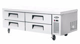 Atosa 72" Refrigerated Chef Base/ Equipment Stand - Food Service Supply
