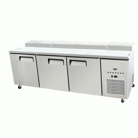 Atosa 93" Pizza Prep Refrigerated Make Table MPF8203GR - Food Service Supply