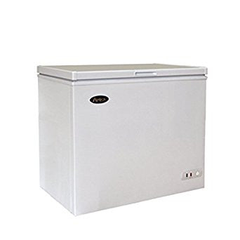 Atosa Chest Freezer 7 Cubic Foot Capacity Solid Lid - Food Service Supply